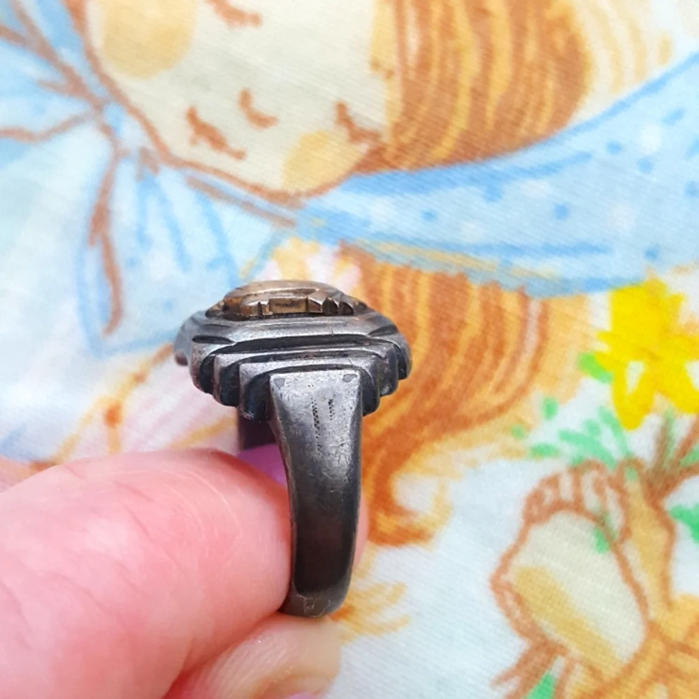 🌙Antique 1939 10k Sterling Class Ring